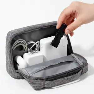 Простой ручной пакет данных цифровой зарядное устройство для наушников сумка для хранения косметики туалетные принадлежности Портативная сумка для макияжа