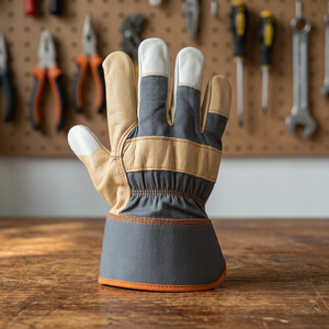 Cow Grain Safety Polyethylene Anti-static Touchscreen Rigger <b>Glove</b> with Safety Cuff for Both <b>Driver</b> and Industry - Product Image 6