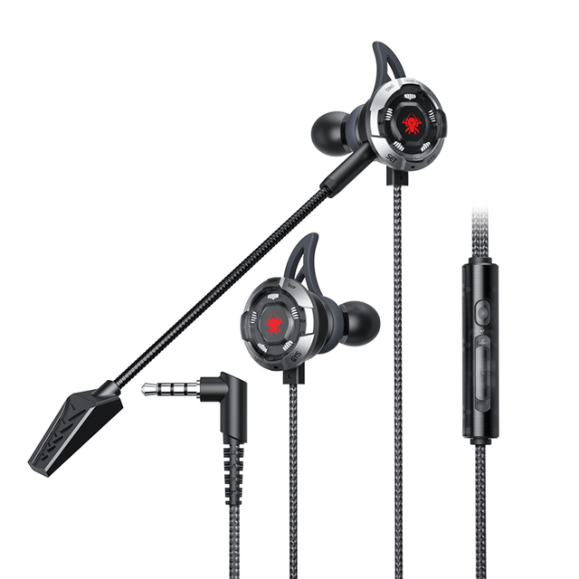 RX3 Gen2 Gaming Earphones In-ear Wired Lightweight Earbuds Gaming Headphones with Detachable Mic for PS5, Xbox Series X, PC