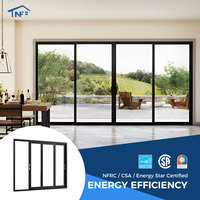 Fenêtres de bar de cuisine pliantes en aluminium au design moderne, filet d'écran en fibre de verre insonorisé pour hôtels, cadre en alliage