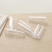 XY GLASS En gros Embouts en verre pour rouler avec trou central 12mm 10mm 9mm 8mm, Tube filtre spiralé cylindrique pour cigarettes