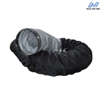 Tuyau d'air en tissu Oxford NUOENWEI résistant aux hautes températures - Tuyau flexible résistant à la chaleur pour la ventilation et l'évacuation industrielle