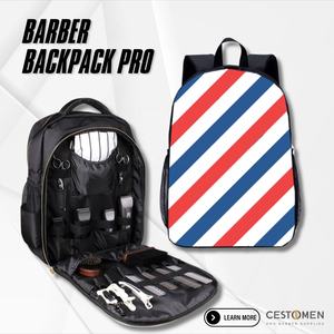 Vente en gros, sac à dos portable pour coiffeur, sac <span class=keywords><strong>de</strong></span> rangement pour outils <span class=keywords><strong>de</strong></span> <span class=keywords><strong>coupe</strong></span> <span class=keywords><strong>de</strong></span> <span class=keywords><strong>cheveux</strong></span>, sac à dos <span class=keywords><strong>de</strong></span> voyage pour coiffeur - Product Image 6