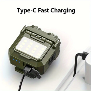 ไฟฉายคาดศีรษะ LED รุ่นใหม่ปี 2026 ดีไซน์ 3 XPG High Power COB LED  วัสดุ ABS สำหรับตั้งแคมป์ FX-HP019 ไฟฉายยุทธวิธีแบบพกพา - Product Image 2