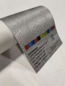 Revestimiento <span class=keywords><strong>de</strong></span> Pared Imprimible No Tejido con Revestimiento Metálico Plateado Impermeable Moderno |   Tinta Eco-solvente UV Compatible con Látex |   2.85/3.05x60M - Product Image 3