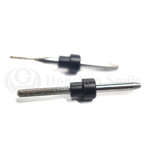Fraise dentaire Roland ronde de tailles 0.6, 1.0, 1.5, 2.0, faible MOQ, fraises dentaires en zircone revêtues de <span class=keywords><strong>diamant</strong></span> pour CAD/CAM - Product Image 6
