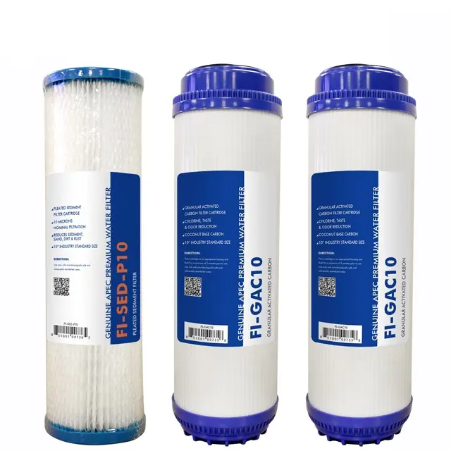 Countertop Filter Replacement 10inch 20inch Length Jumbo Big Blue BB Coal Activated Carbon Filter Cartridge