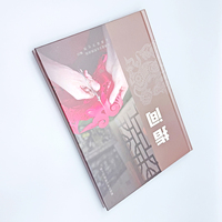 Papel offset personalizado de edición limitada de tapa dura para impresión de libros con borde rociado pintado