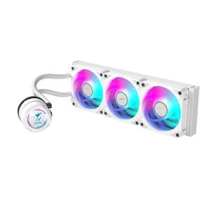 <span class=keywords><strong>GIGABYTE</strong></span> AORUS WATERFORCE II 360/II 360 ICE/CPU Radiador de refrigeración por agua 360mm Ventilador a presión Efecto de luz RGB I Cabezal frío Se puede girar - Product Image 6