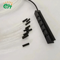 Plafonnier LED RGBW 16W Effet Ciel Étoilé 8 Trous Étoiles + 10 Trous Étoiles Filantes, Contrôle par Télécommande et Application pour Décoration d'Éclairage Étoilé de Toit de Voiture