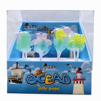 Sucettes en gelée 3D emballées individuellement dans un emballage coloré pour des assortiments de cadeaux, des faveurs de fête et des ventes saisonnières