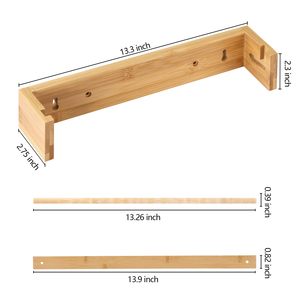 12 \ "supporto per Dispenser di carta Kraft da parete in legno per la cucina e per la stanza del negozio di alimentari della scuola di ufficio - Product Image 2
