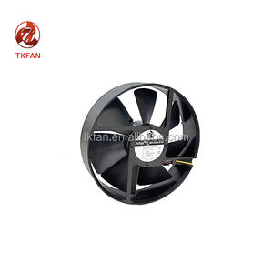 Ventola di raffreddamento assiale <span class=keywords><strong>a</strong></span> corrente continua 150x38mm bassa potenza e flusso reversibile basso rumore ventilazione industriale ristoranti 12V 24V 48V lama in plastica - Product Image 4