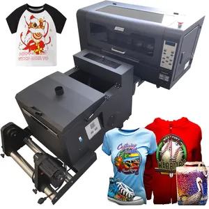 Hot A2 A3 Small Dtf Printers Inkjet White Ink T-Shirt I3200 Xp600 Roll Film Heat Transfer Machine Dtf Pet Film Printer