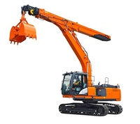 Двухсекционная телескопическая стрела для экскаваторов PC220/CAT322, 16 м, для работ по рытью котлованов/забивке скважин/глубокой разработки
