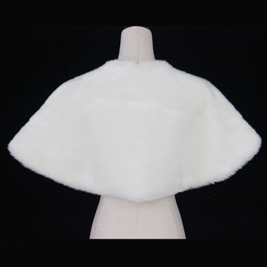 D1330 veste de mariée blanche d'hiver chaude manteau en fausse <span class=keywords><strong>fourrure</strong></span> enveloppe châle mariée Cape <span class=keywords><strong>Bolero</strong></span> vestes de mariage - Product Image 2