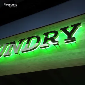 Fast delivery led custom advertising illuminating metal sign 3d lighted logo sign led pharmacy cross sign sensor light