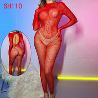 Lingerie Performance Grande Taille en Résille Diamant Nuisette Exotique Unisexe