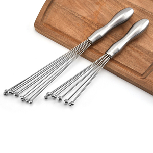 Fouet en acier inoxydable, fouet ballon, mélange rapide, mousseur, batidor <span class=keywords><strong>de</strong></span> cuisine, outils <span class=keywords><strong>de</strong></span> pâtisserie, café, œufs, crème, ustensiles <span class=keywords><strong>de</strong></span> cuisine - Product Image 1