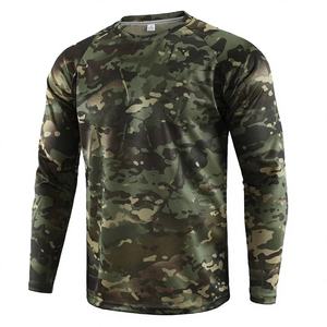 Camisetas de Caza de Manga Larga de Camuflaje para Exteriores de Primera Calidad, Unisex, 88% Poliéster, 12% Elastano, Personalizadas - Product Image 2