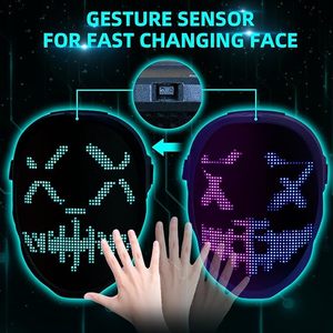 Al por mayor <span class=keywords><strong>LED</strong></span> máscara Halloween neón <span class=keywords><strong>omnilux</strong></span> fiesta máscara facial <span class=keywords><strong>led</strong></span> luces cara - Product Image 3