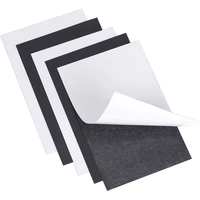 Papier photo magnétique d'impression à jet d'encre brillant ou mat Aimants d'image flexibles Feuilles magnétiques en caoutchouc découpables avec support adhésif