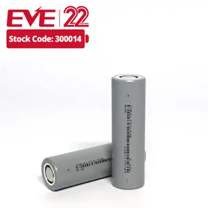 Eve 21700 bateria de íon de lítio recarregável, ferramenta de energia 18650 21700 5000mah alta capacidade