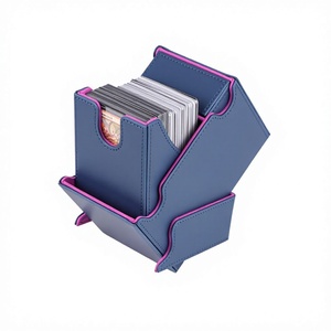 Boîte de rangement modulaire en cuir PU transformable et innovante FX pour cartes à collectionner - Product Image 2