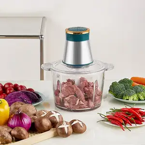 Herramientas de cocina electrónicas automáticas 7 en 1, picadora de verduras y carne con procesador de alimentos y licuadora/