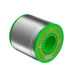 Colofonia-Alambre de estaño para soldar, núcleo sin plomo, 0,5mm, 0,6mm, 0,8mm, 1,0mm, diámetro de 50g, excelente rendimiento de soldadura de plástico