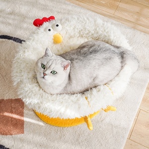 Moderno pollo gato escalada árbol invierno gato rasguño poste madera maciza pollito Cluck gato árbol - Product Image 4