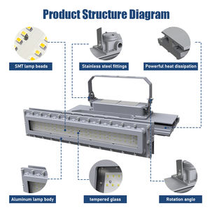 IP67 Industriel 40W-300W Luminaire Étanche Led <span class=keywords><strong>Lampe</strong></span> Antidéflagrant Lumières pour Offshore Oil Mining <span class=keywords><strong>Essence</strong></span> Process Factor - Product Image 2