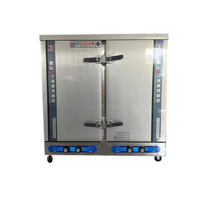 Vaporera de Arroz Comercial de Acero Inoxidable de Gran Capacidad, Gabinete con Doble Puerta, Máquina Industrial para Cocinar al Vapor para Restaurantes - Product Image 1