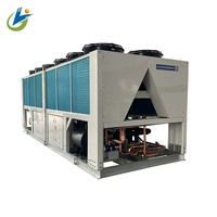 Systèmes de refroidissement d'eau commerciaux industriels à économie d'énergie, stables et efficaces, équipements CVC, refroidisseurs à vis refroidis par air, moteur haute performance