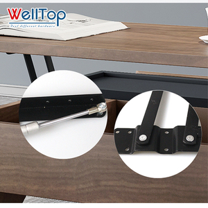 WELLTOP, recién llegados, accesorios para muebles, herrajes, mesa de centro de <span class=keywords><strong>moda</strong></span> con almacenamiento y mecanismo de mesa convertible superior de elevación - Product Image 6