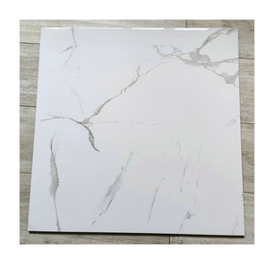 Azulejos de porcelana de <span class=keywords><strong>gres</strong></span> cerámico pulido blanco de Carrara de 8mm 60x60cm Azulejos y pisos de pared de habitación <span class=keywords><strong>interior</strong></span> modernos - Product Image 2