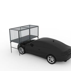 <span class=keywords><strong>BRIO</strong></span> Système de rangement en treillis métallique à double porte assemblé sur les armoires de casier de garage pour la sécurité et la protection - Product Image 2