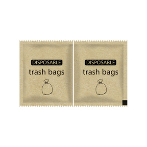 Camping en plein air et ramassage de crottes d'animaux domestiques Grand sac poubelle en plastique transparent emballé individuellement Sac poubelle écologique - Product Image 3