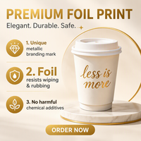Gobelets à café jetables écologiques APP 16oz, gobelets en papier à double paroi avec couvercles, biodégradables, isolés pour boissons chaudes à emporter