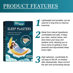 OEM perawatan Insomnia menghilangkan kecemasan dekompresi sakit kepala neuraskenia menenangkan plester penenang tubuh bantuan tidur Patch - Product Image 5