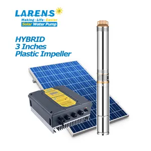 LARENS 3 นิ้ว 3 นิ้ว 1100W 1.5Hp ไฮบริด Ac/Dc Ac Dc มอเตอร์ไร้แปรงลึกปั๊มน้ําใต้น้ํา