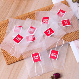 Rolo de empacotamento da fibra de milho, de nylon, biodegradável, descartável, selo térmico, pirâmide vazio, ervas, filtro de chá moringa - Product Image 3