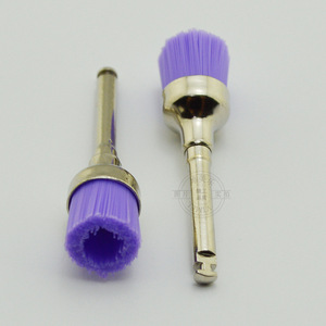 Cepillos de pulido dental Vimel, de nailon, con cerdas en forma de copa, cabeza plana, para máquina curva de baja velocidad, caja de 100 unidades - Product Image 4