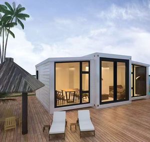 Casa Plegable de Doble Ala con Diseño Expandible, Ahorro de Espacio, Prefabricada y Portátil para Acampar al Aire Libre, Jardín, Patio Trasero u Oficina - Product Image 1