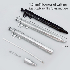 Thiết Kế Mới Vernier Caliper Công Cụ Đo Văn Phòng Sinh Viên Lập Bản Đồ Bút Bi Bút Nhựa Bút Có Thể In Logo - Product Image 4