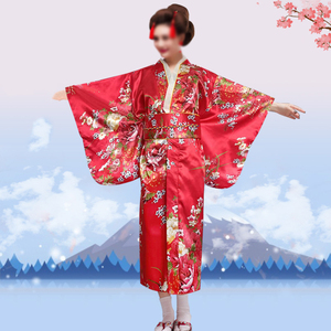 Kimono Yukata Tradicional Japonés, Cárdigan Vintage, Vestido Largo <span class=keywords><strong>de</strong></span> Noche para Mujer, Kimono <span class=keywords><strong>de</strong></span> <span class=keywords><strong>Geisha</strong></span>, Disfraz <span class=keywords><strong>de</strong></span> Cosplay para Espectáculo - Product Image 6