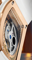 Montres mécaniques en acier lumineuses avec calendrier à aiguilles volantes, design d'usine et fabrication en série, pour la marque privée des clients