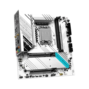 Carte mère B760 M-ATX DDR5 pour processeurs Core de 14e/13e/12e génération, double canal 96 Go, B760M SNOW DREAM D5, nouvelle DDR5 double canal, prend en charge jusqu'à - Product Image 5
