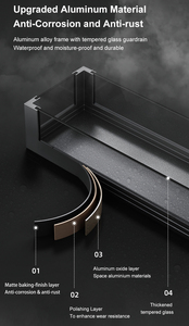 HNOSS رفوف تخزين سلة مخزن قابلة للتعديل وحدة تخزين زجاجية طويلة وحدة مخزن - Product Image 6