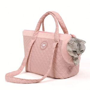 Bolsa de Viaje Transpirable para Mascotas con Bolsillos Grandes, Transportín para Perros y Gatos con Bolso de Mano para Cachorros, Gatos y Conejos, Mochila para Mascotas - Product Image 1